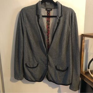 Torrid Grey Terry Knit Blazer Size 2X-REPOSH